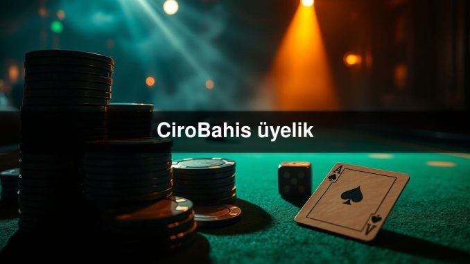 CiroBahis üyelik